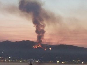 incendio a messina monte ciccia