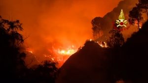 incendio messina