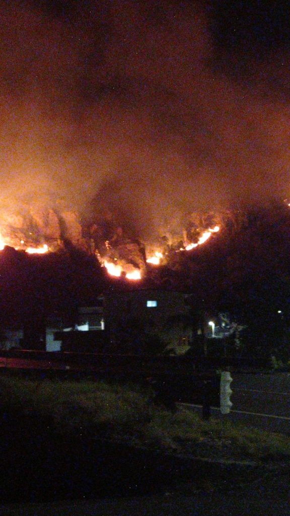 incendio riace reggio calabria