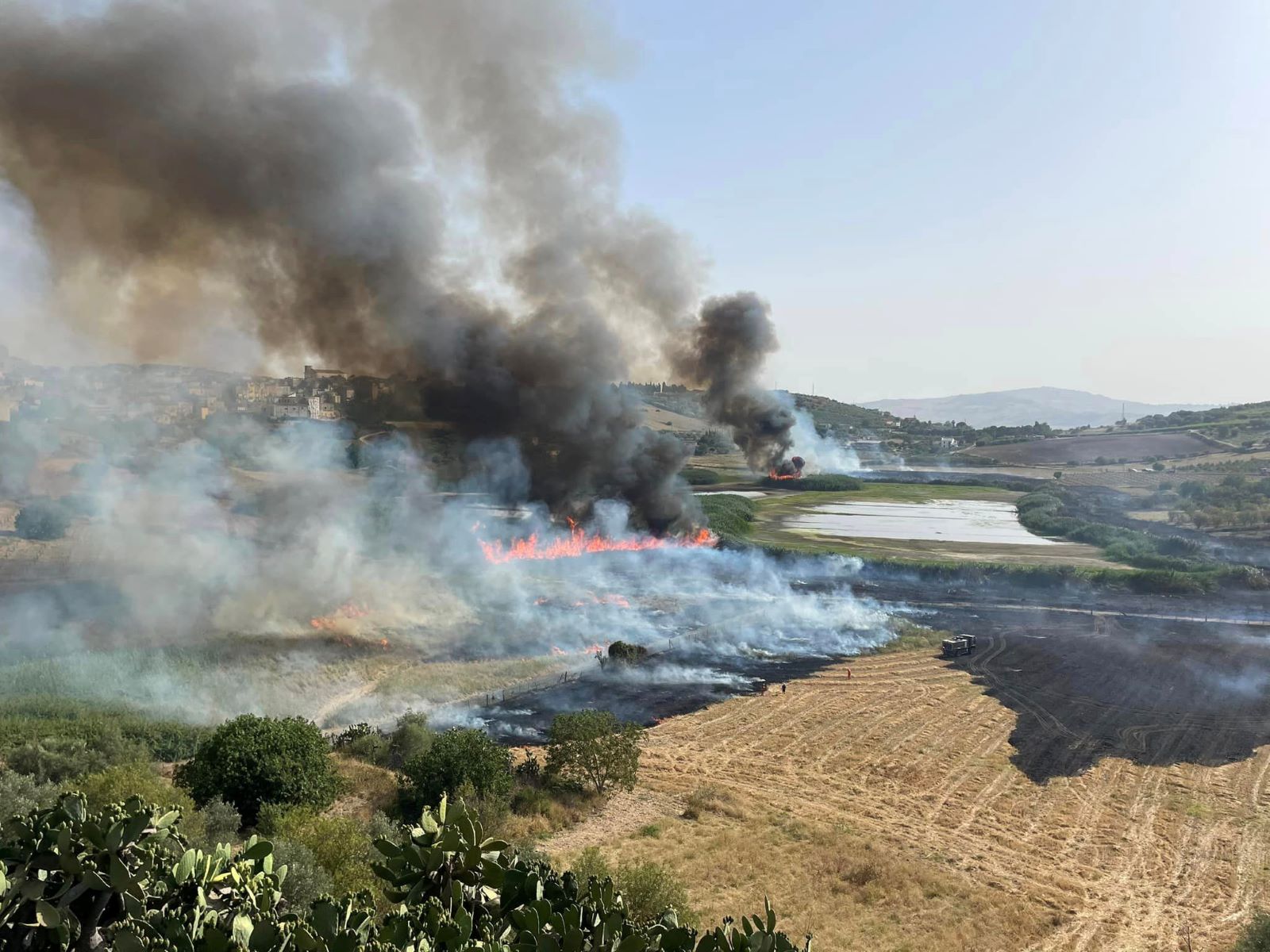 nisseno incendio