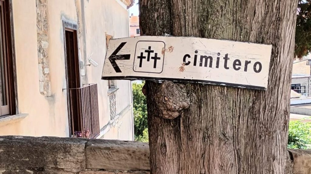 targa cimitero