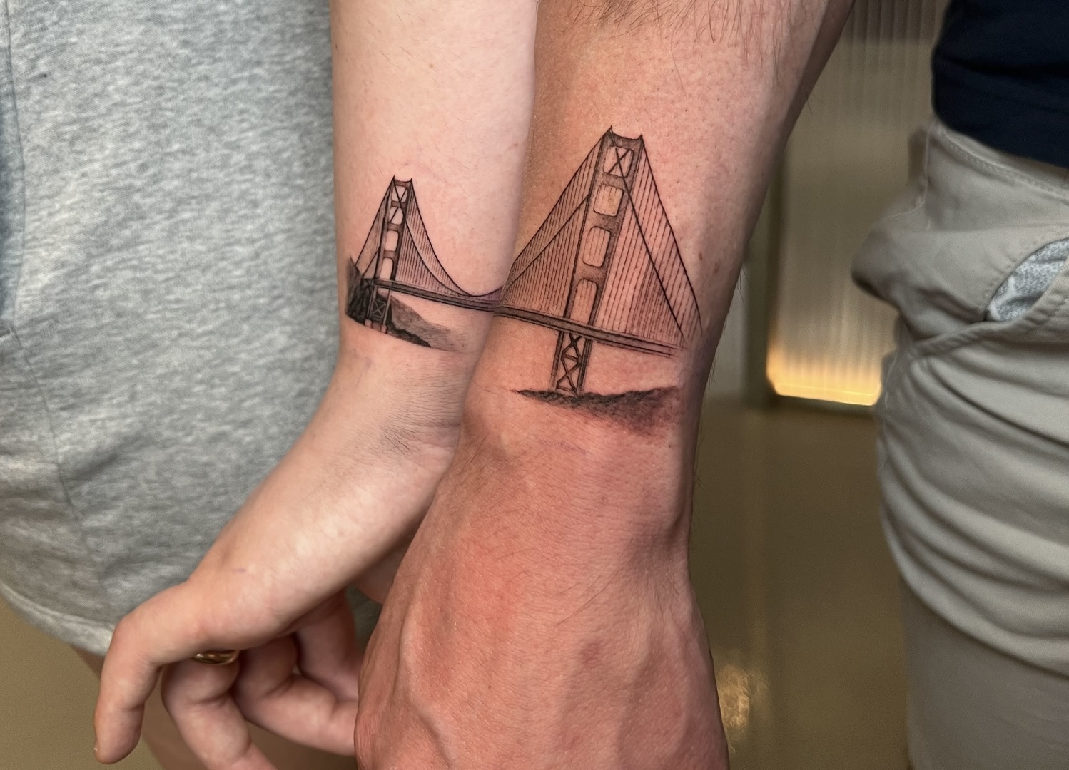 tatuaggio ponte sullo stretto