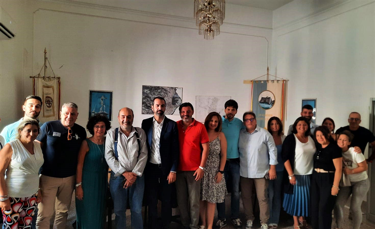 Basile in visita alla sede della IV circolazione