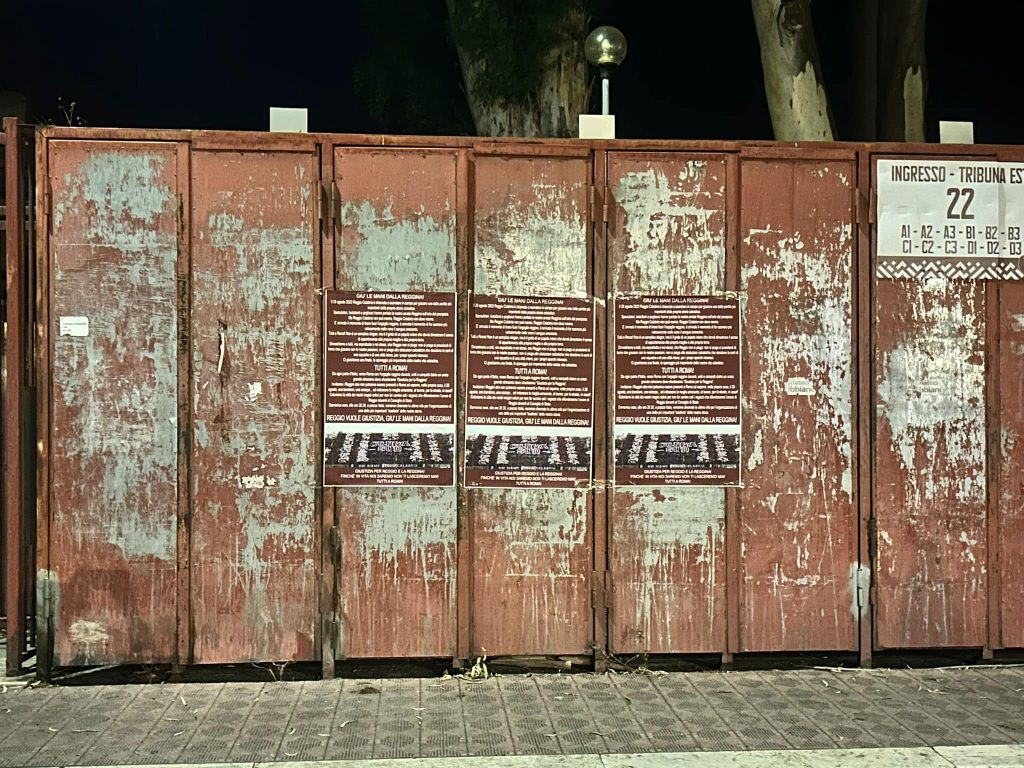 Comunicato Curva Sud per le vie della città