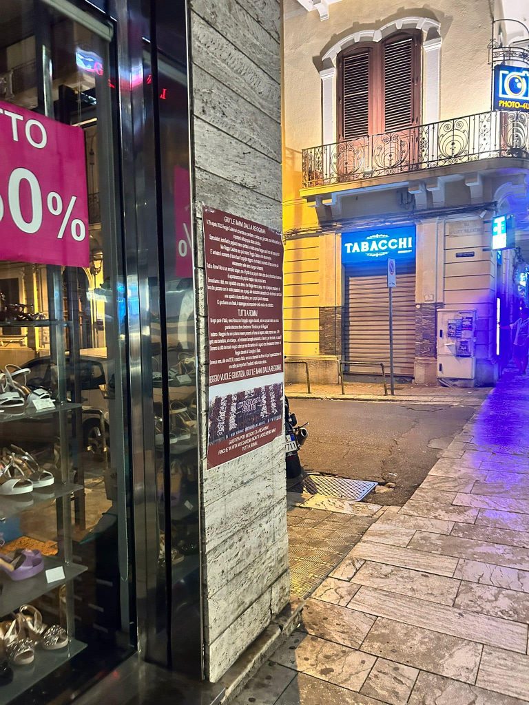 Comunicato Curva Sud per le vie della città
