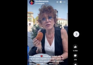 Fiorella Mannoia arancino