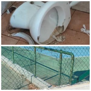 Villa dante atti vandalici