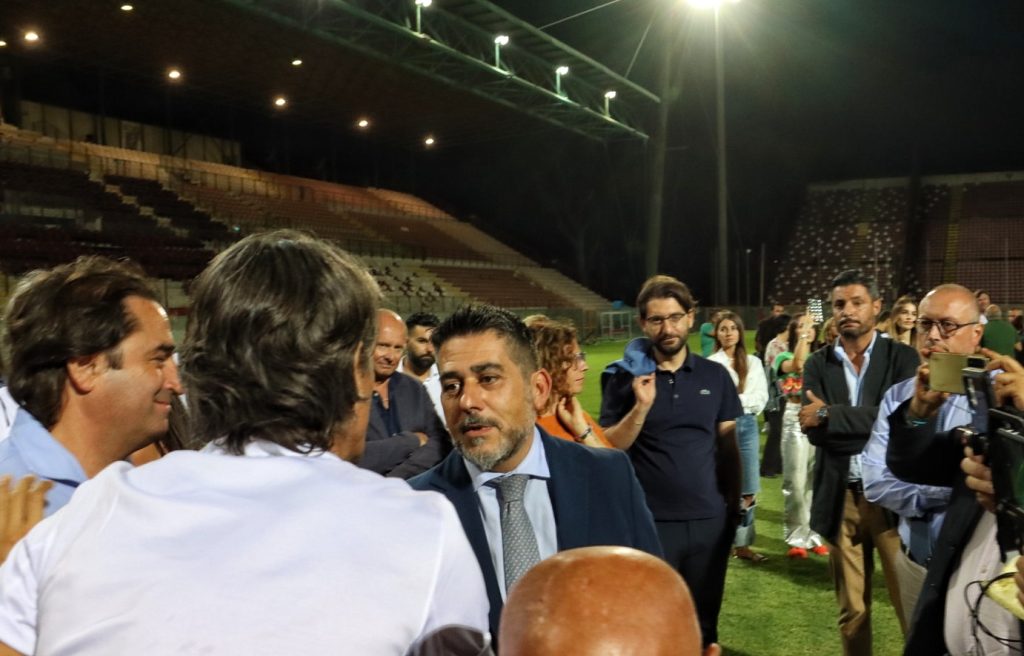 Iniziativa Reggina al Granillo Inzaghi e Brunetti