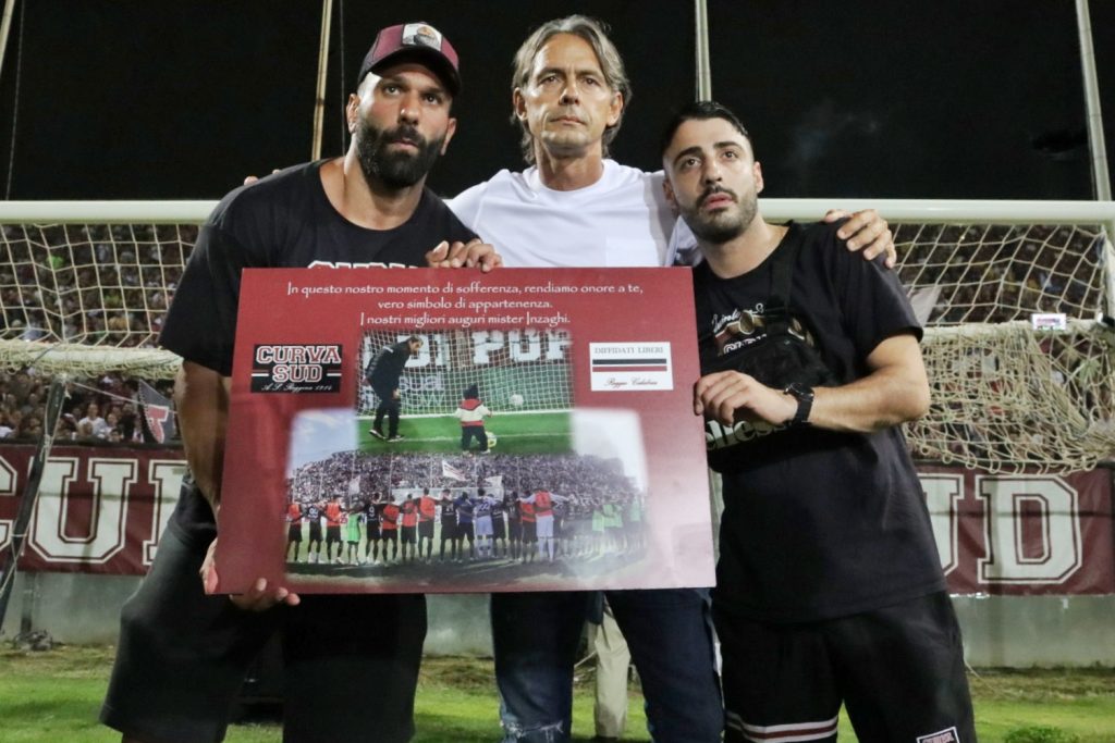 Iniziativa Reggina al Granillo Inzaghi