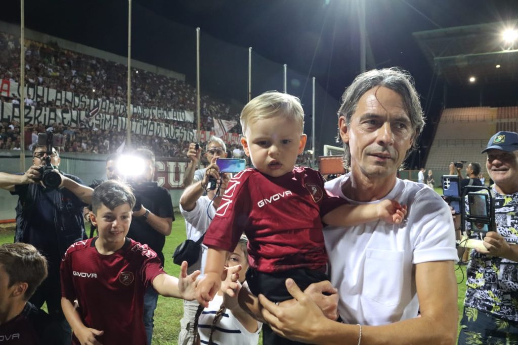 Inzaghi e il piccolo Edo