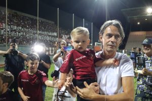 Inzaghi e il piccolo Edo