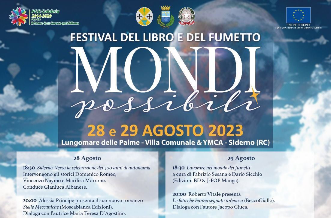 Locandina Festival Libro e Fumetto a Siderno