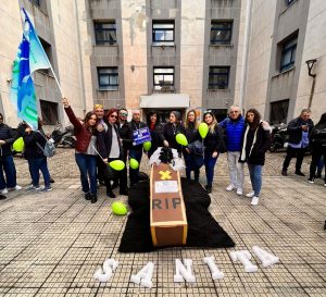 Recente protesta del Nursind