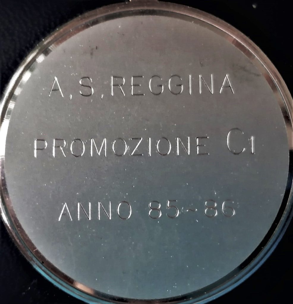 medaglia promozione reggina