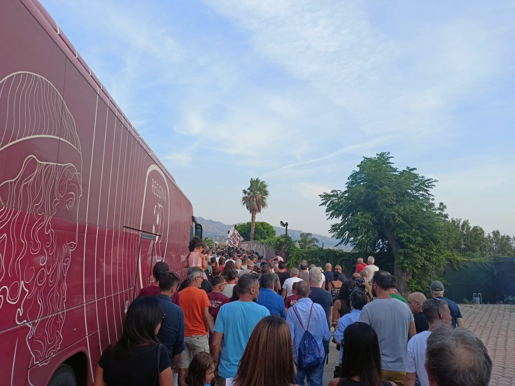 Tifosi Reggina al Sant'Agata