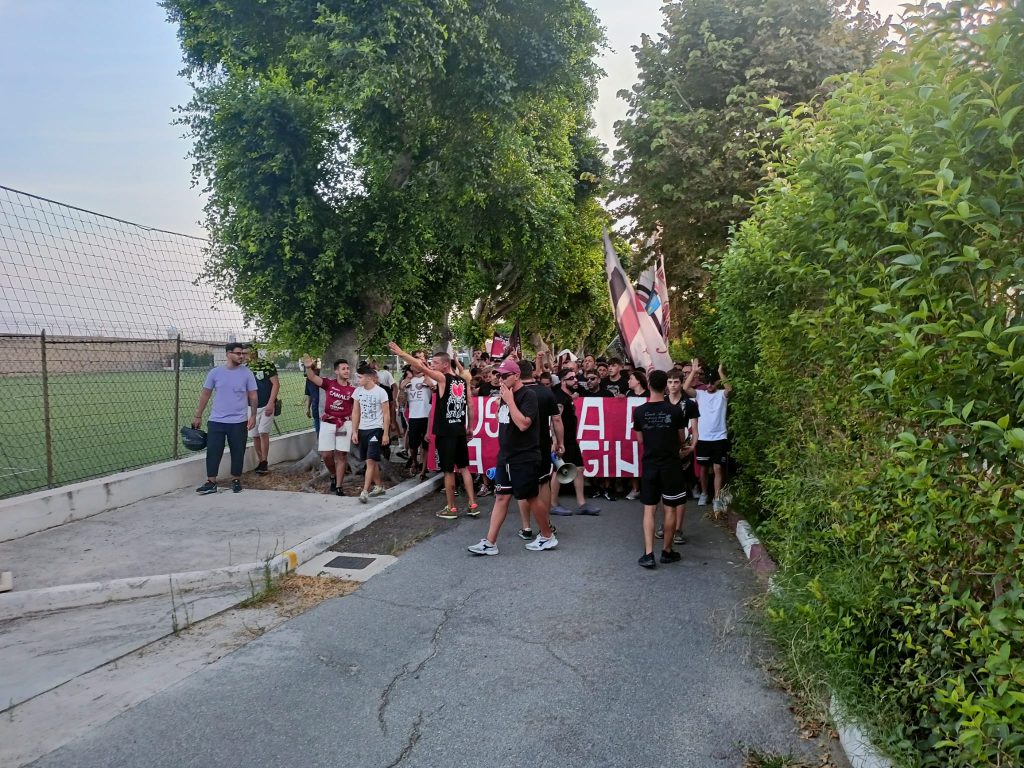 Tifosi Reggina al Sant'Agata