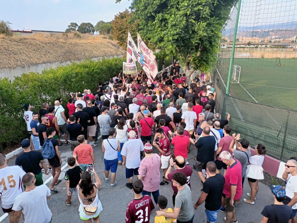 Tifosi Reggina al Sant'Agata