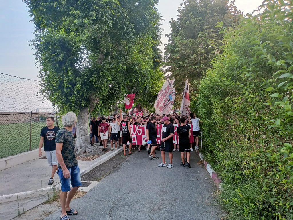 Tifosi Reggina al Sant'Agata