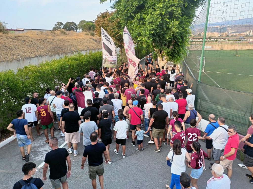Tifosi Reggina al Sant'Agata