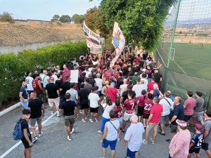 Tifosi Reggina al Sant'Agata