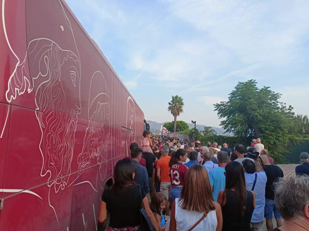 Tifosi Reggina al Sant'Agata