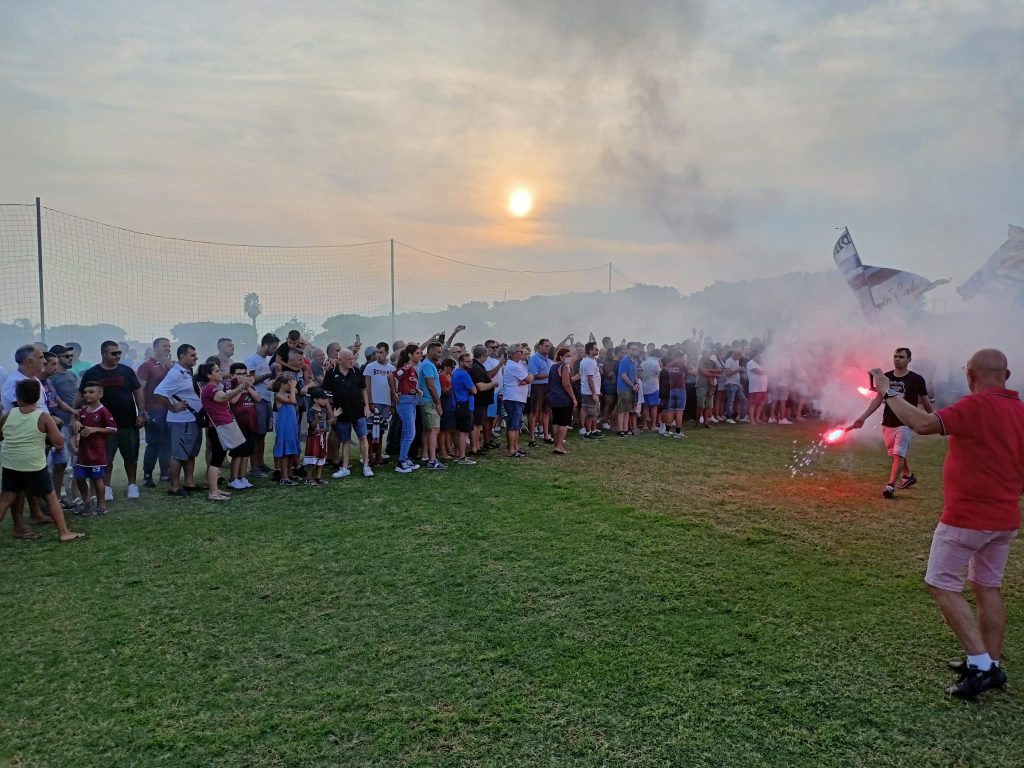 Tifosi Reggina al Sant'Agata