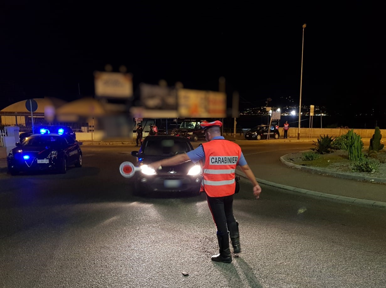 controlli carabinieri notte