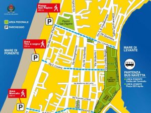 pannello mappa percorso milazzo centro
