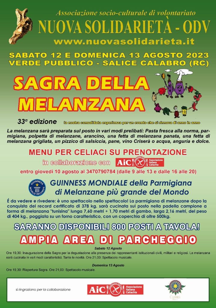 sagra melanzana 2023 a salice