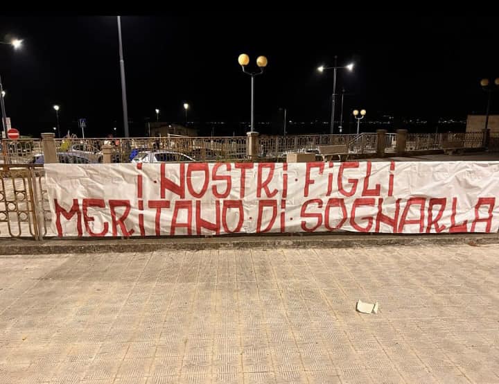 striscione ultrà Reggina