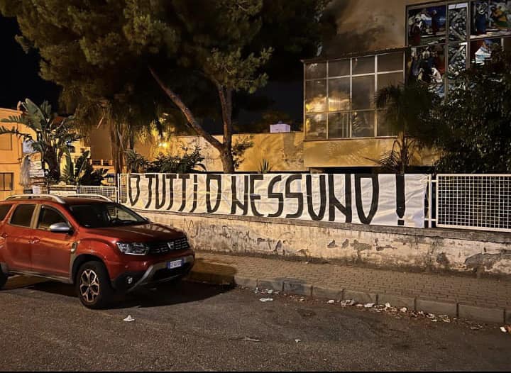 striscione ultrà Reggina