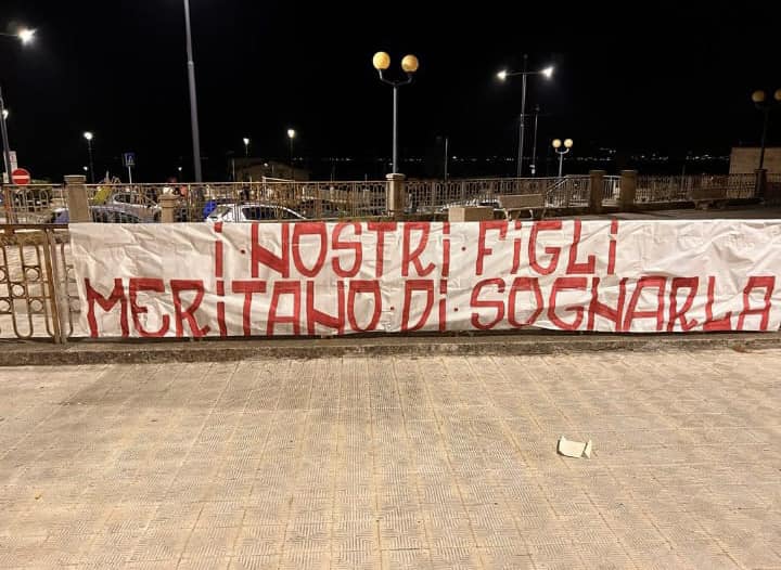 striscione ultrà Reggina