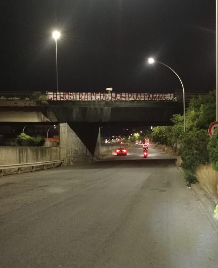 striscione ultrà Reggina