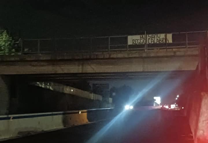 striscione ultrà Reggina