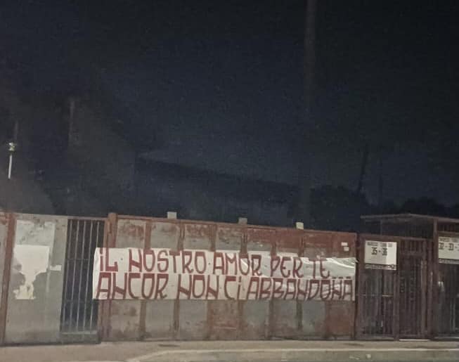 striscione ultrà Reggina