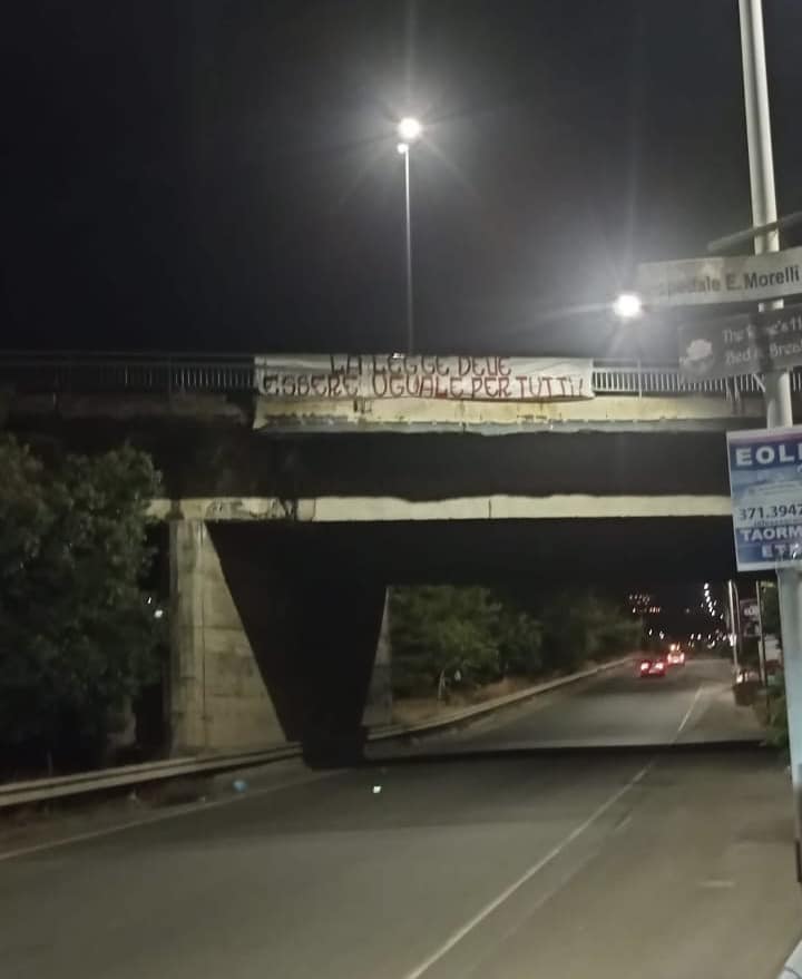 striscione ultrà Reggina