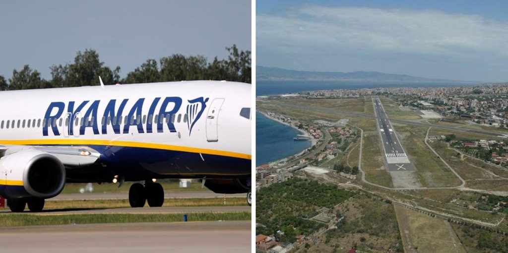 Aereo Ryanair e aeroporto di Reggio Calabria