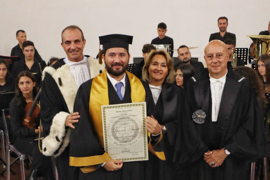 Cerimonia di Consegna Pergamene ai neo Dottori di Ricerca mediterranea