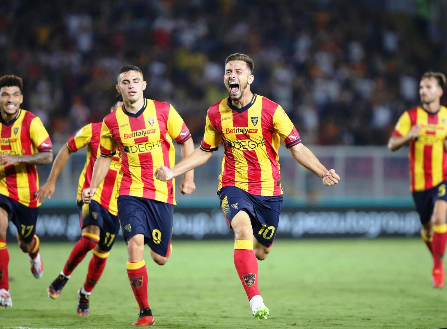Lecce esultanza