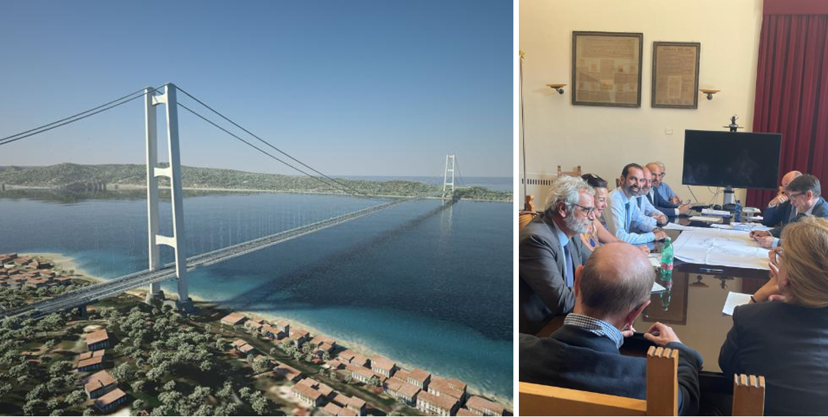 Ponte stretto incontro palazzo zanca