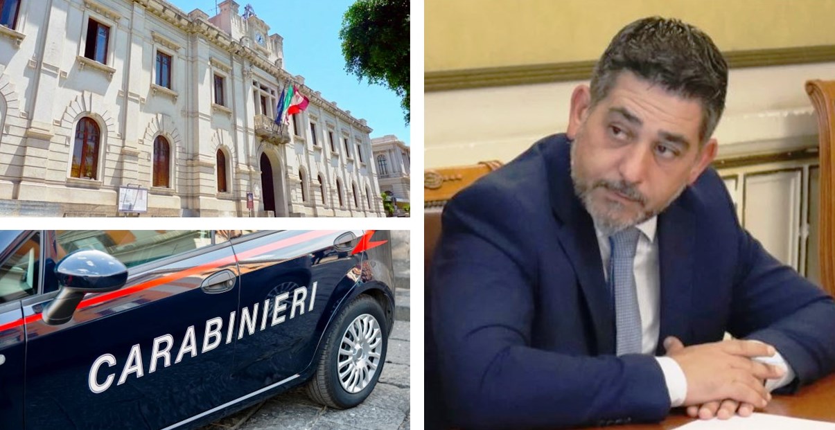 brunetti e carabinieri a palazzo san giorgio