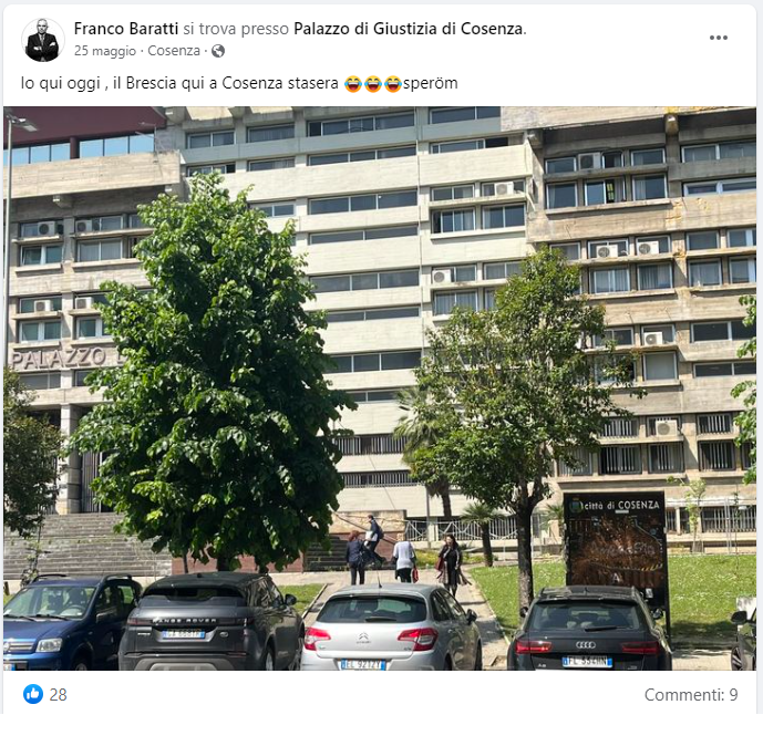 franco baratti tifoso brescia