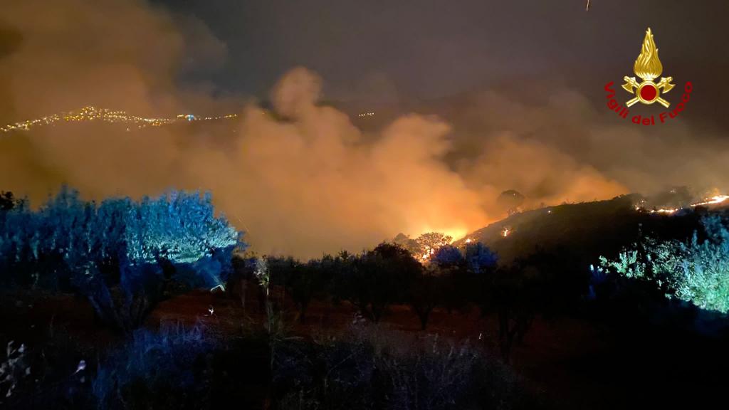 incendio messina