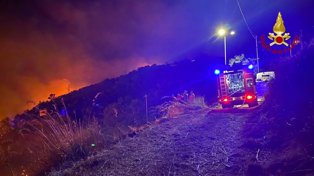 incendio messina