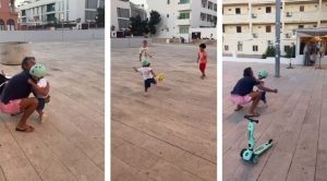 inzaghi e figlio esultano gol