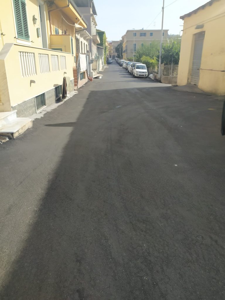 lavori stradali catona