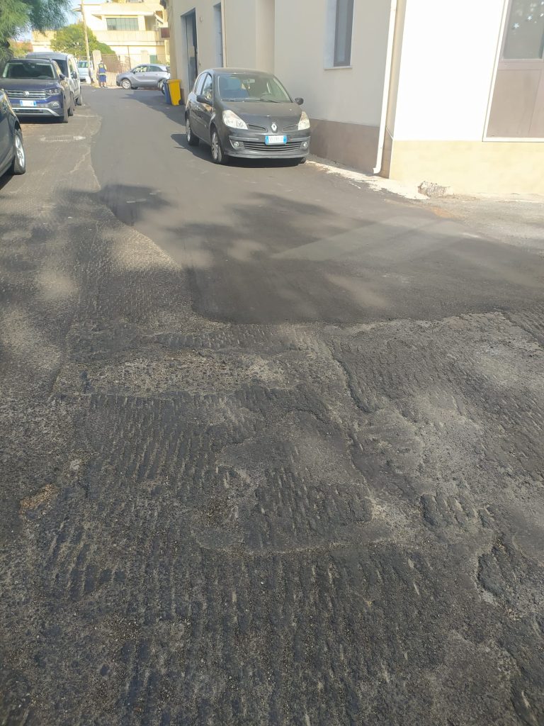lavori stradali catona