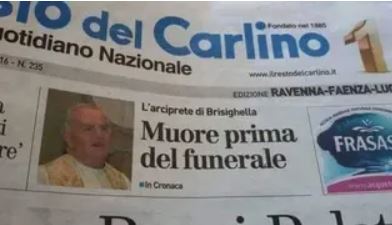 muore prima funerale