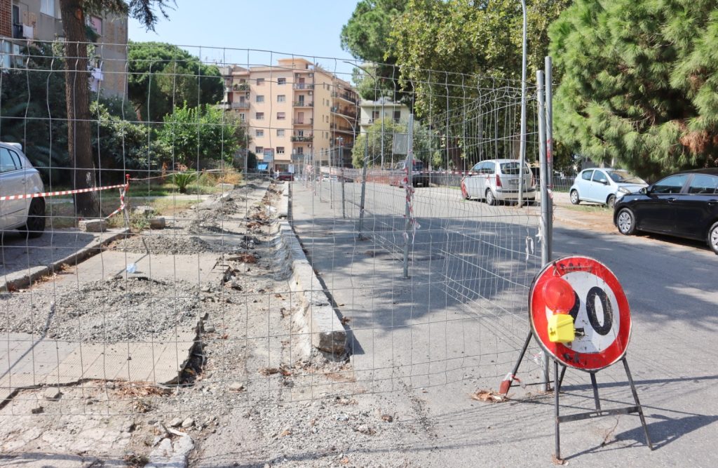 pista ciclabile viale Aldo Moro