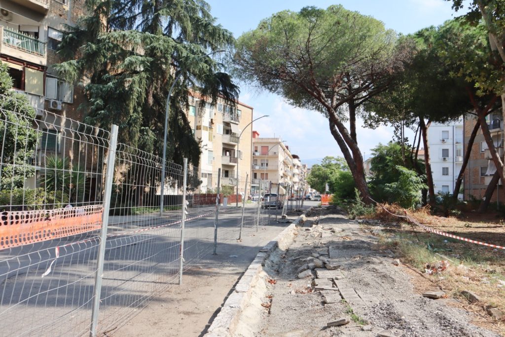 pista ciclabile viale Aldo Moro